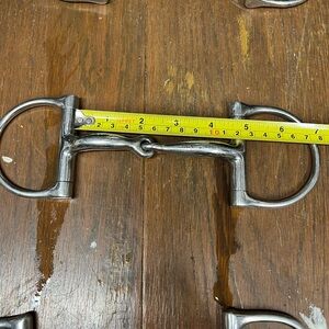 Korsteel bit 4.5” curved pony Dee ring